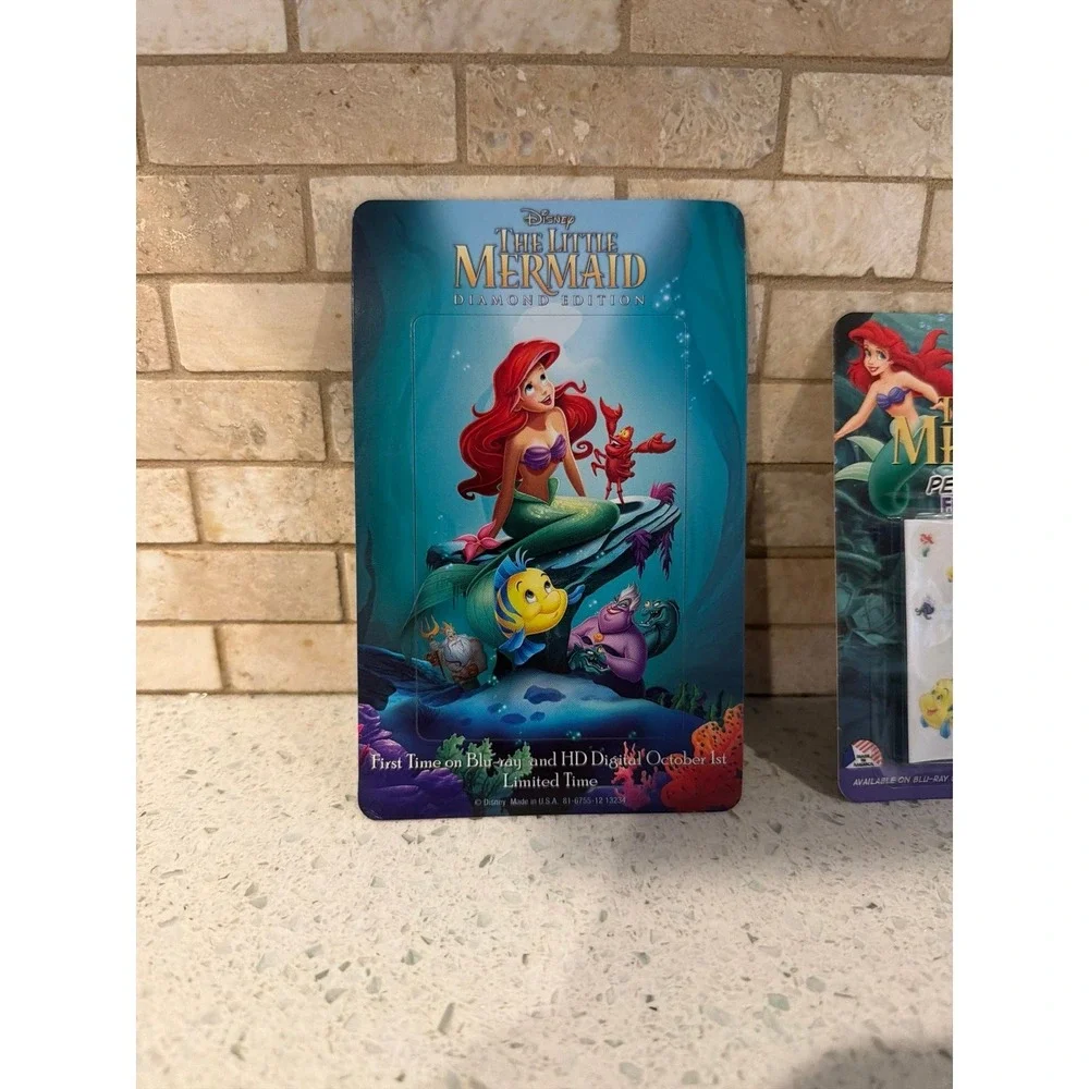 Disney‎ Little Mermaid Nail Tattoos Stickers Magnet Ariel Theme